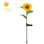 Luce solare LED girasole per giardino 37cm