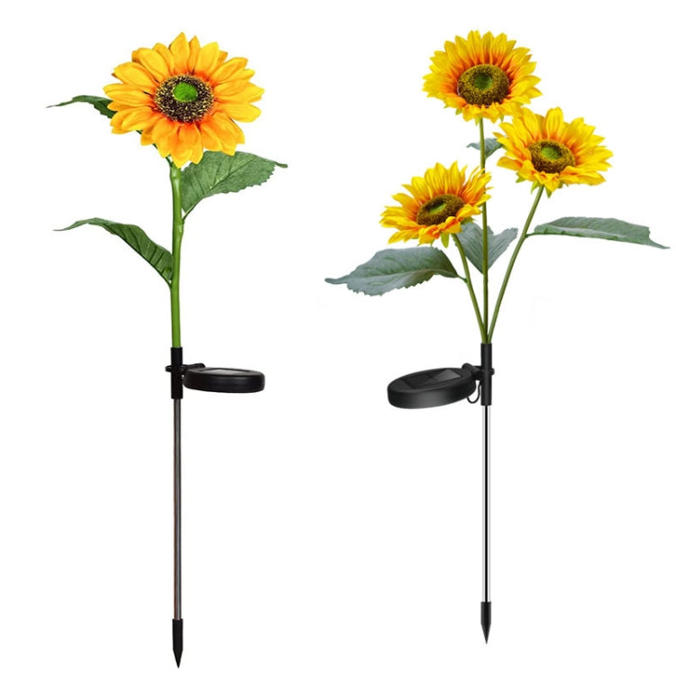 Luce solare LED girasole per giardino 37cm