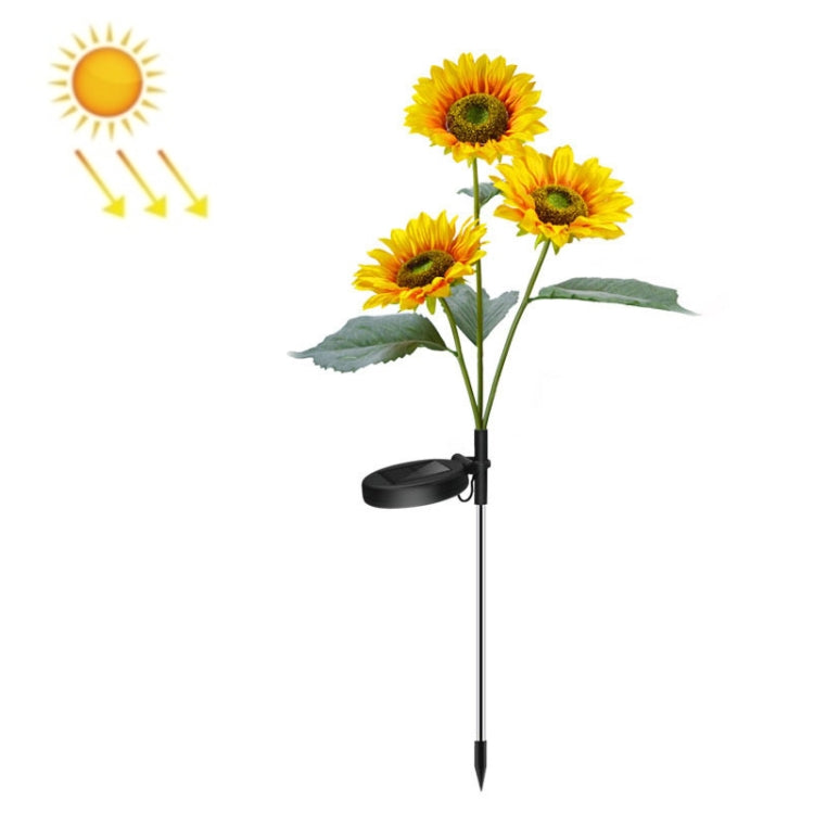 Luce solare LED girasole per giardino 37cm