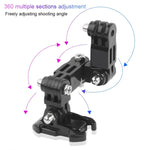 Set 2 adesivi montaggio casco per action camera