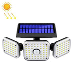 Lampada da parete solare 3 teste con sensore movimento