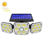 Lampada da parete solare 3 teste con sensore movimento