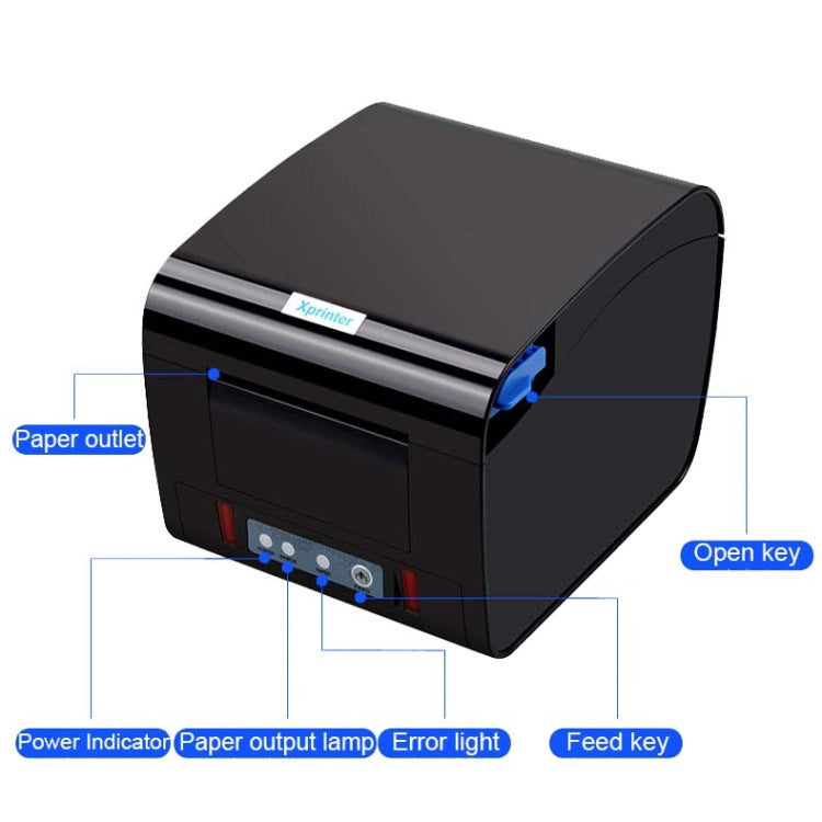 Xprinter XP-D230H Stampante termica autoadesiva 80mm USB LAN