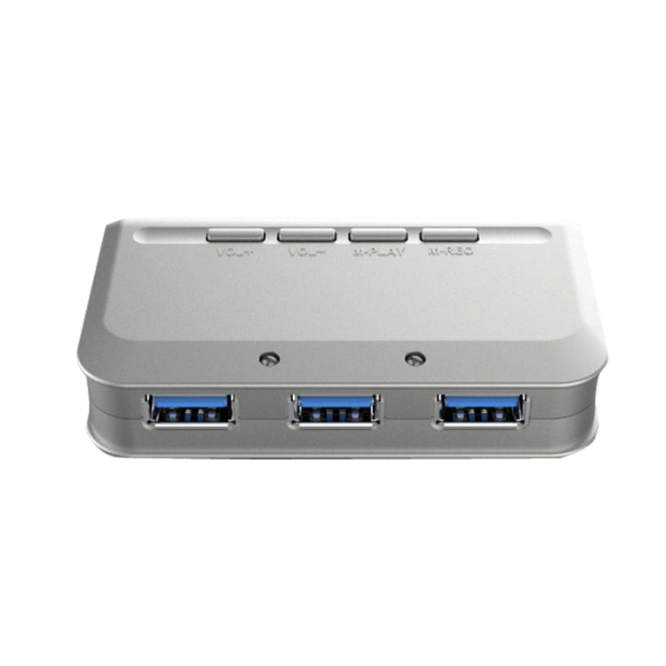 Hub USB 3.1 a 3 porte con scheda audio 7.1 e voice changer