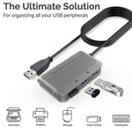 Hub USB 3.1 a 3 porte con scheda audio 7.1 e voice changer
