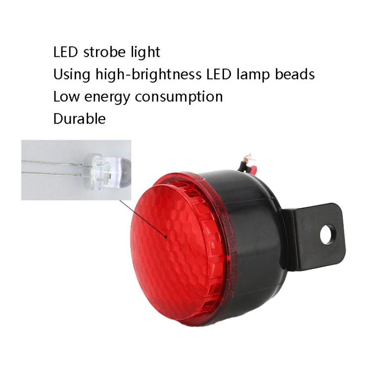 Allarme sonoro e luminoso 5-24 V IP54 per moto e industria - immagine 6