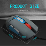 Mouse USB 9 tasti 1600 DPI con macro vocale