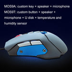 Mouse USB 9 tasti 1600 DPI con macro vocale