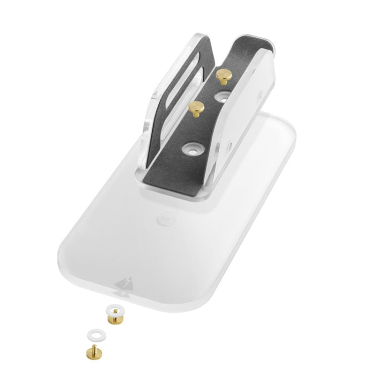 Staffa multifunzione in acrilico per tablet e Mac Mini