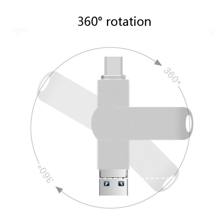 Chiavetta USB 3.0 3 in 1 metallo 16-256GB
