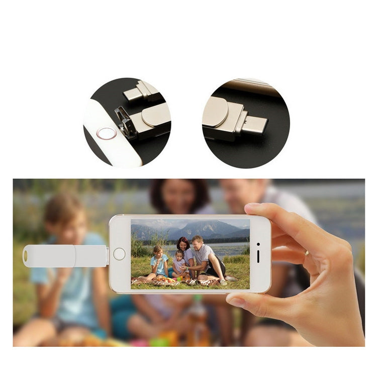 Chiavetta USB 3.0 3 in 1 metallo 16-256GB