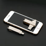 Chiavetta USB 3.0 3 in 1 metallo 16-256GB