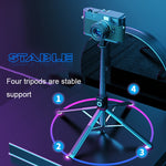 Supporto selfie Bluetooth pieghevole e girevole 360°