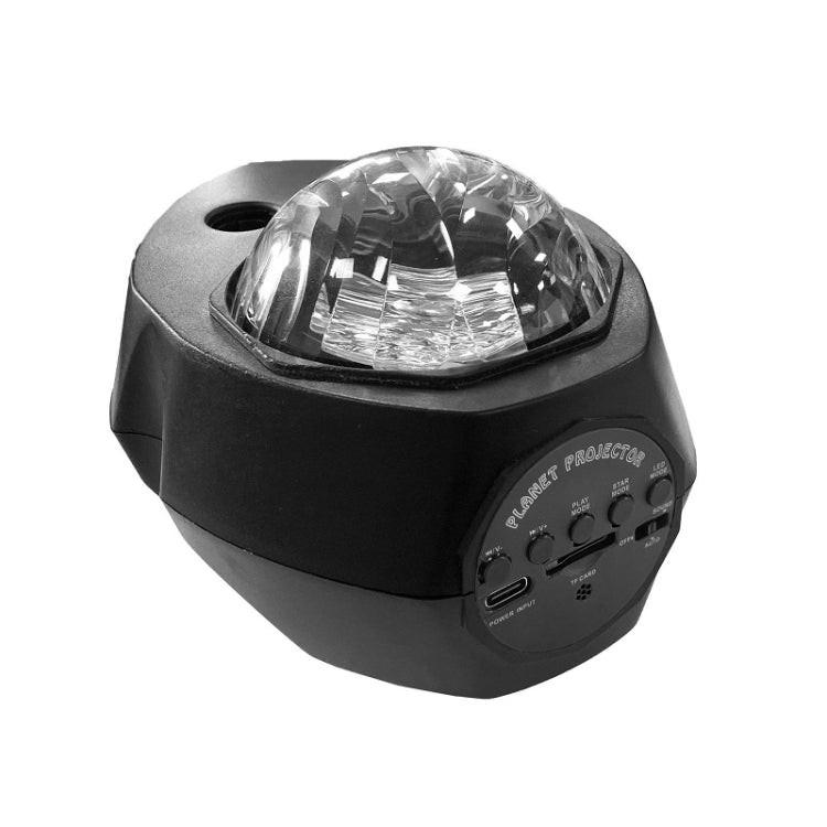 Lampada proiezione LED Aurora Bluetooth 8W nera