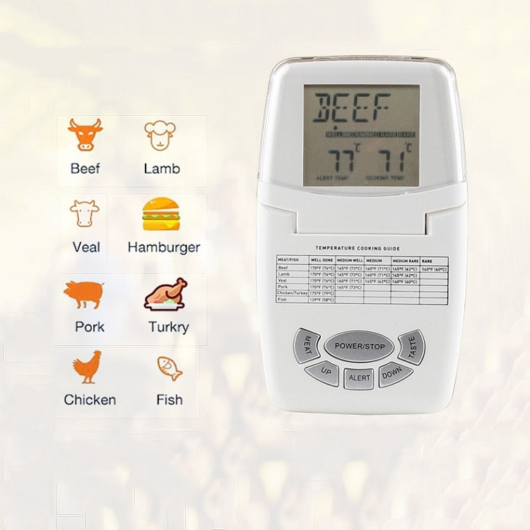 Termometro digitale per alimenti TS-84 con sonda impermeabile