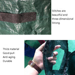 Borsa compost in plastica con coperchio e finestra