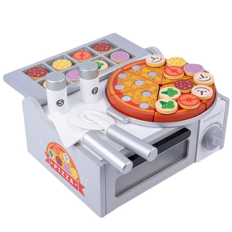 Forno giocattolo in legno per bambini 27x22x13 cm