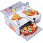 Forno giocattolo in legno per bambini 27x22x13 cm