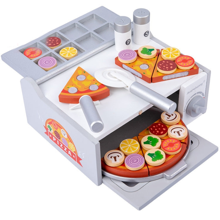 Forno giocattolo in legno per bambini 27x22x13 cm
