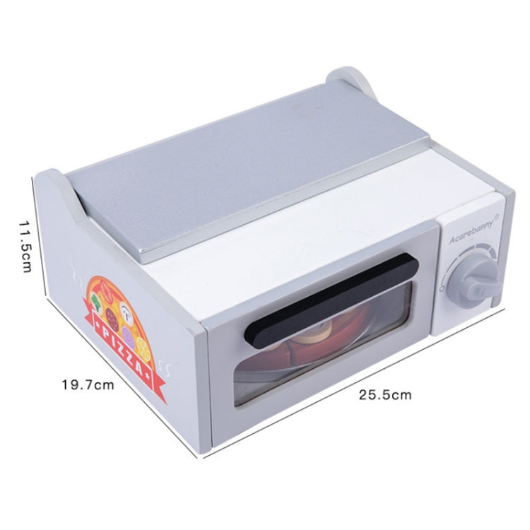 Forno giocattolo in legno per bambini 27x22x13 cm