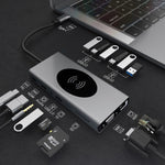 Docking station USB-C BX15W con ricarica wireless