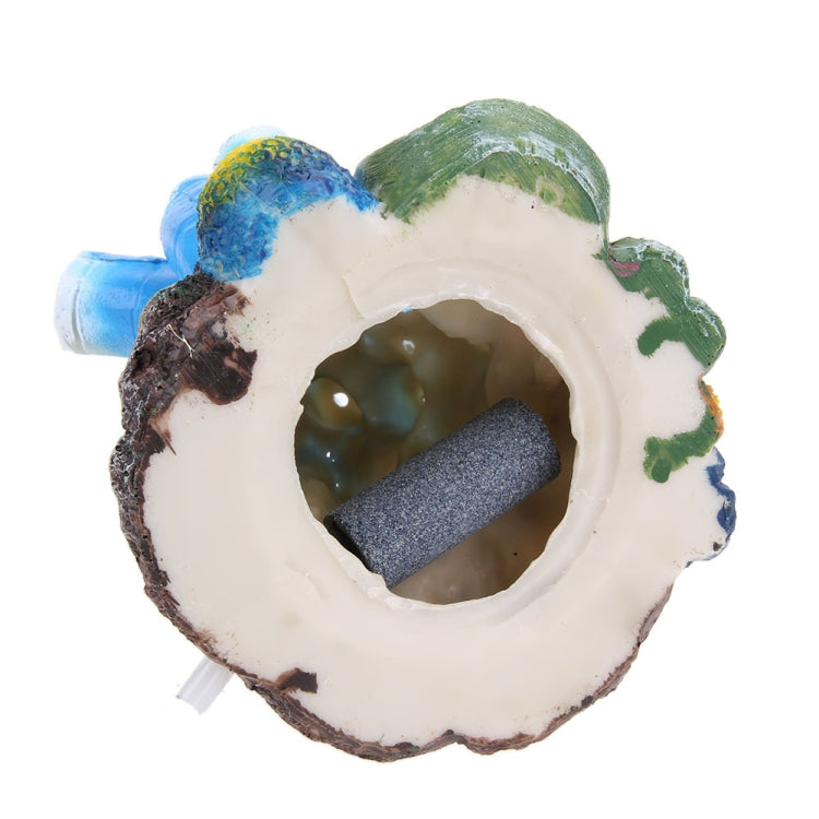 Ornamento corallo artificiale in resina per acquario 18x15x15 cm