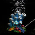 Ornamento corallo artificiale in resina per acquario 18x15x15 cm