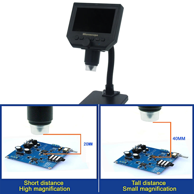 Microscopio digitale G600W HD con schermo da 4,3 pollici - immagine 6