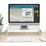 Base acrilica da tavolo per monitor computer 2 pezzi