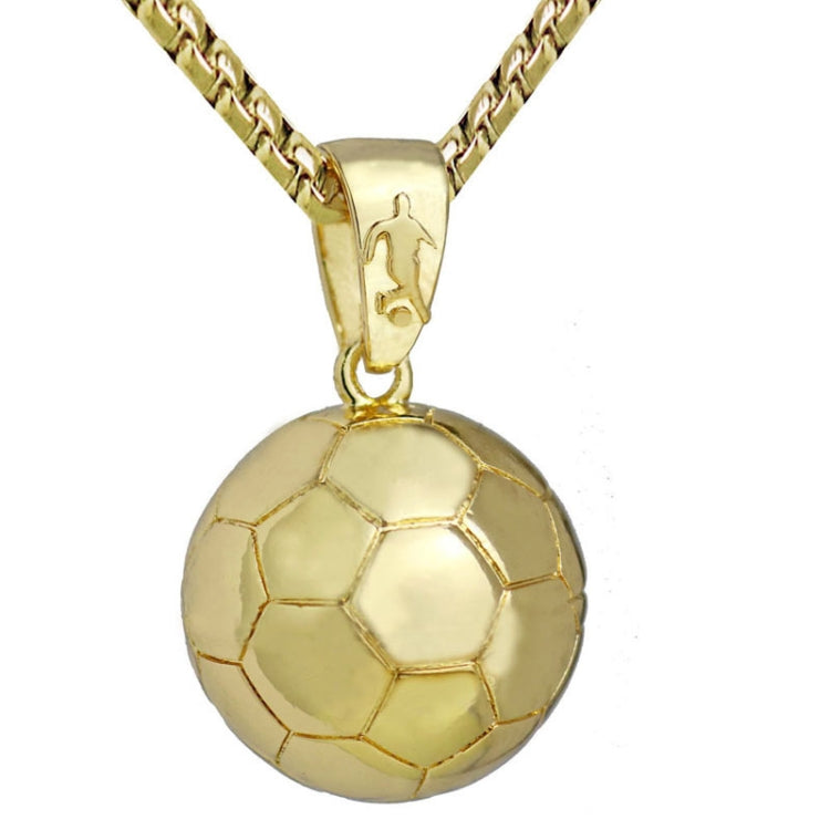 Collana con pendente a sfera sportiva tridimensionale 2 pezzi