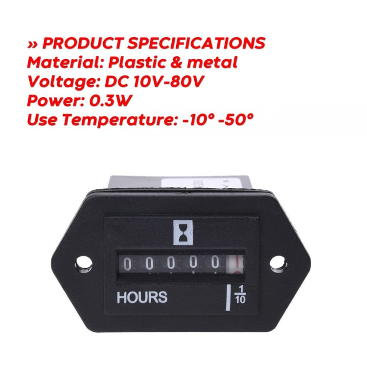 Timer industriale DC10-80V e AC100-250V con display LED