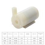 Mini pompa sommersa silenziosa 5V 2-3L/min