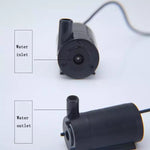 Mini pompa sommersa silenziosa 5V 2-3L/min
