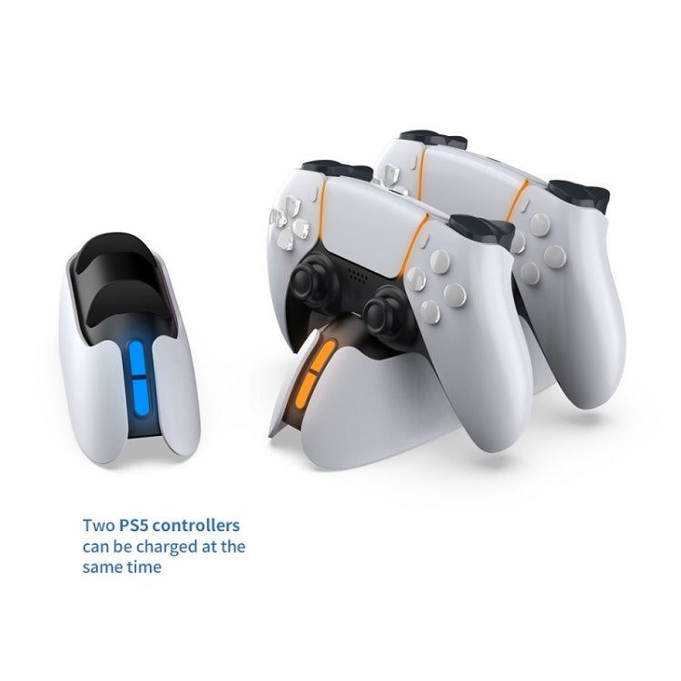 Base di ricarica per gamepad PS5 con indicatore luminoso