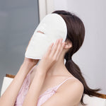 Maschera viso con asciugamano per impacchi caldi e freddi