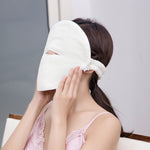 Maschera viso con asciugamano per impacchi caldi e freddi