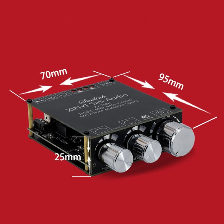 Modulo amplificatore stereo XINYI Sini T50H Bluetooth 5.0 50W x2 - immagine 2