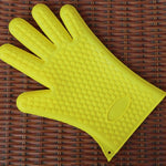 Set 2 guanti da forno in silicone con isolamento termico