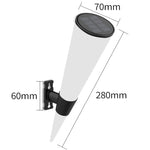Lampada da parete solare LED esterno IP65 30cm