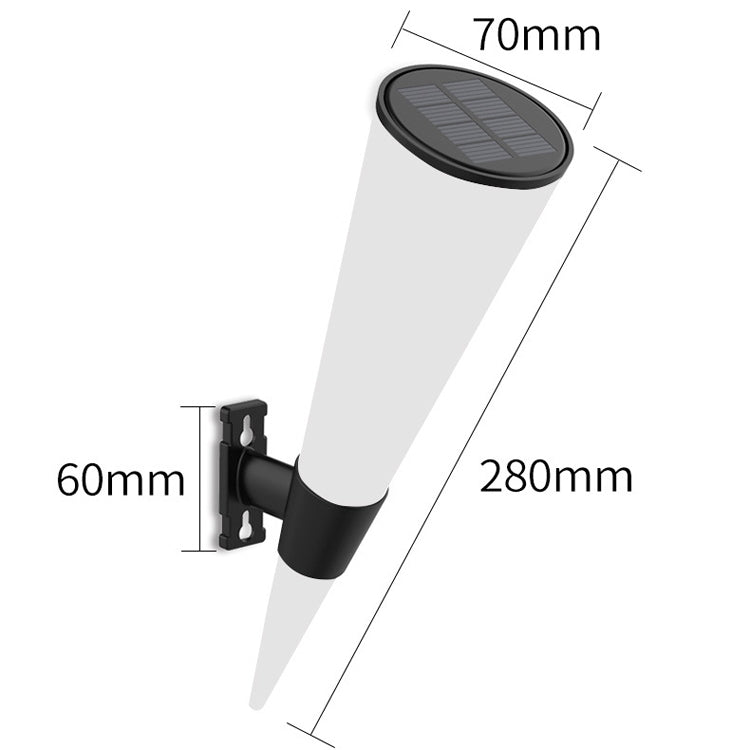 Lampada da parete solare LED esterno IP65 30cm