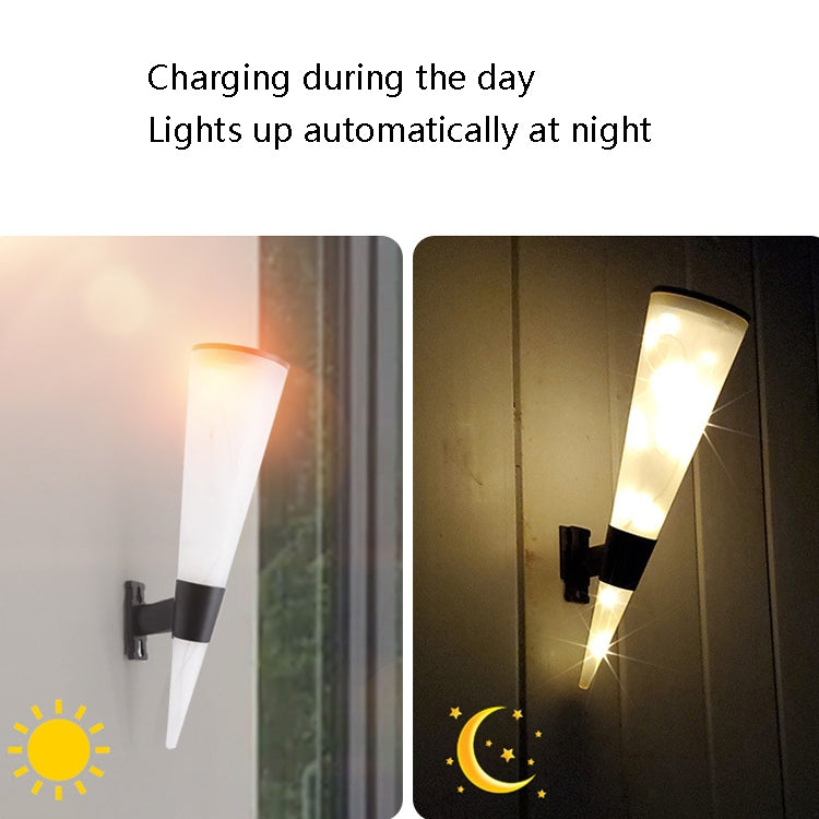 Lampada da parete solare LED esterno IP65 30cm