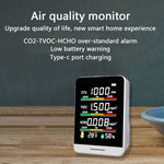 Rilevatore CO2 HCHO TVOC Temperatura Igrometro 5 in 1