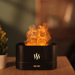 Umidificatore con diffusore di aromi e luce a fiamma