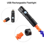 Stazione di saldatura a LED SN6SB-USB con lente e ventola