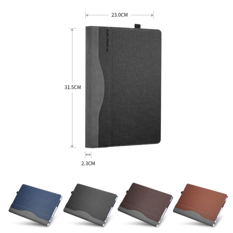 Custodia in pelle PU per laptop Microsoft Surface 13,5"