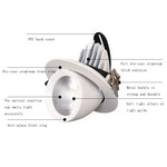 Luce LED a spettro completo per crescita piante 10W-40W