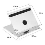 Staffa pieghevole in alluminio per tablet