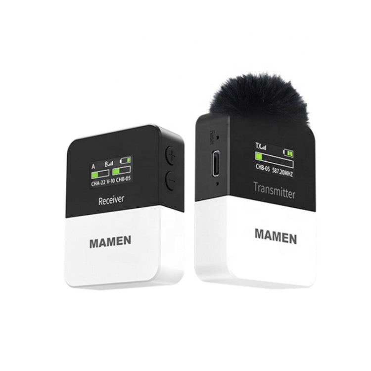Microfono wireless MAMEN KT-W1 per telecamere e smartphone