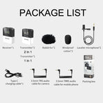 Microfono wireless MAMEN KT-W1 per telecamere e smartphone