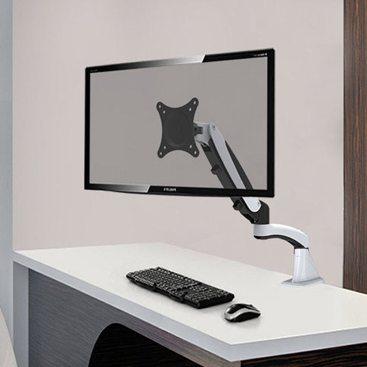 Supporto monitor telescopico rotante per tavolo 17-27 pollici